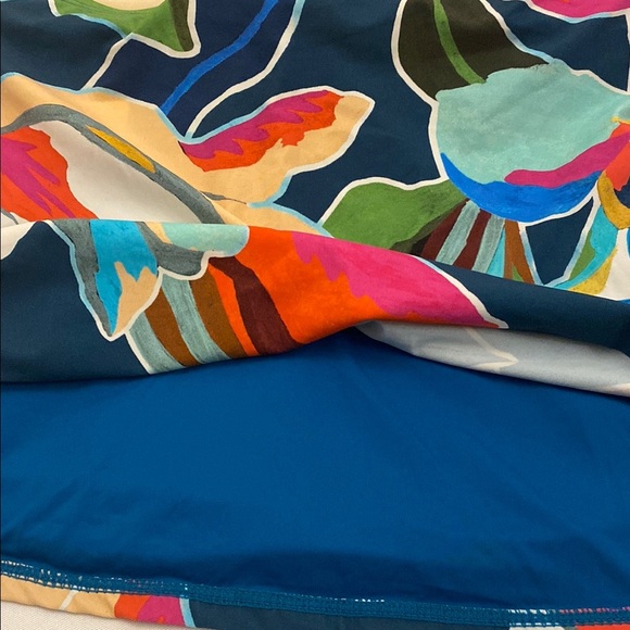 LA-BLANCA Women Swim Tankini
Hipster Floral Neck Top Size 4 - Picture 6 of 9